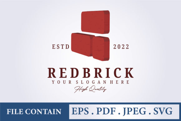 3D Bricks Logo Brick Icon Symbol