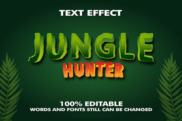Jungle Hunter Text Effect with Business