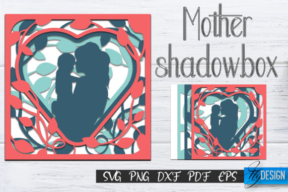 Mother’s Day Shadow Box SVG, Mom SVG V.1: A Creative and Practical Design for Modern Crafters